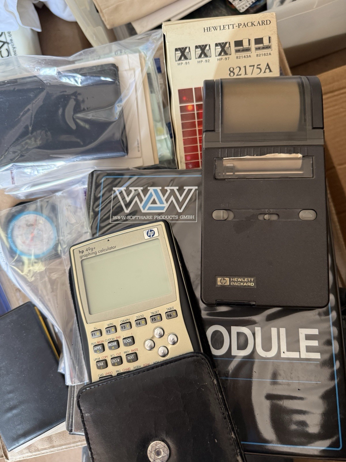 Hewlett-Packard HP-41C/41CV Mixed Lot w/ 82104A Card Reader, IR Printer