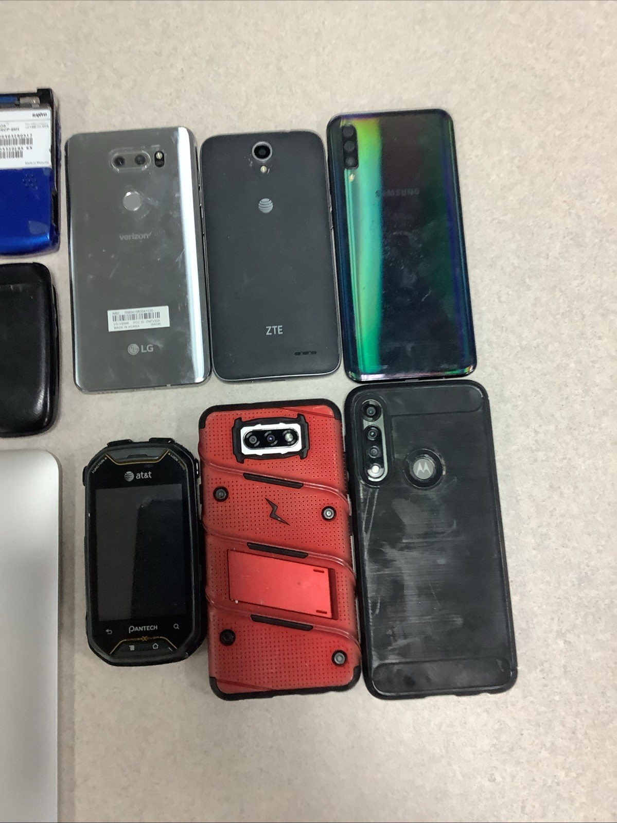 Bulk Electronics Repair Lot 9x Phones 3x Tablets Untested Locked Parts As Is