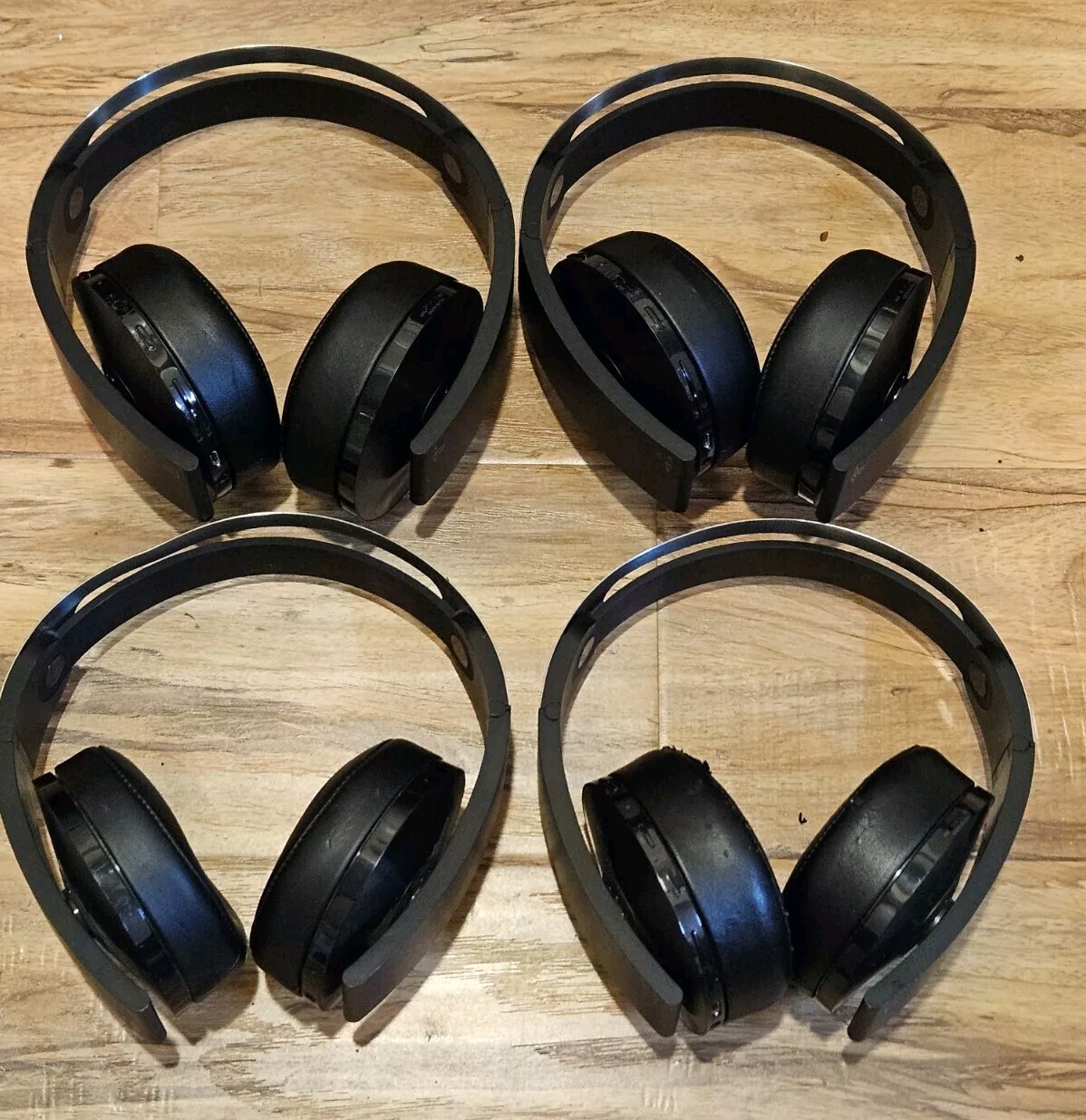 LOT OF 4 Sony Playstation Platinum Wireless Headset 7.1 PS4-UNTESTED -READ
