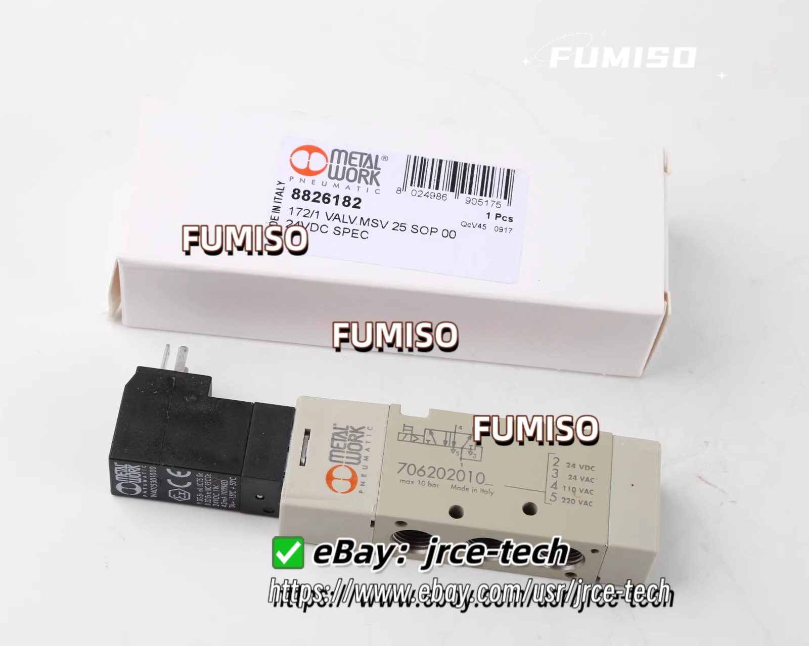 1pc Italian METAL WORK solenoid valve 706202010 24VDC*jrc