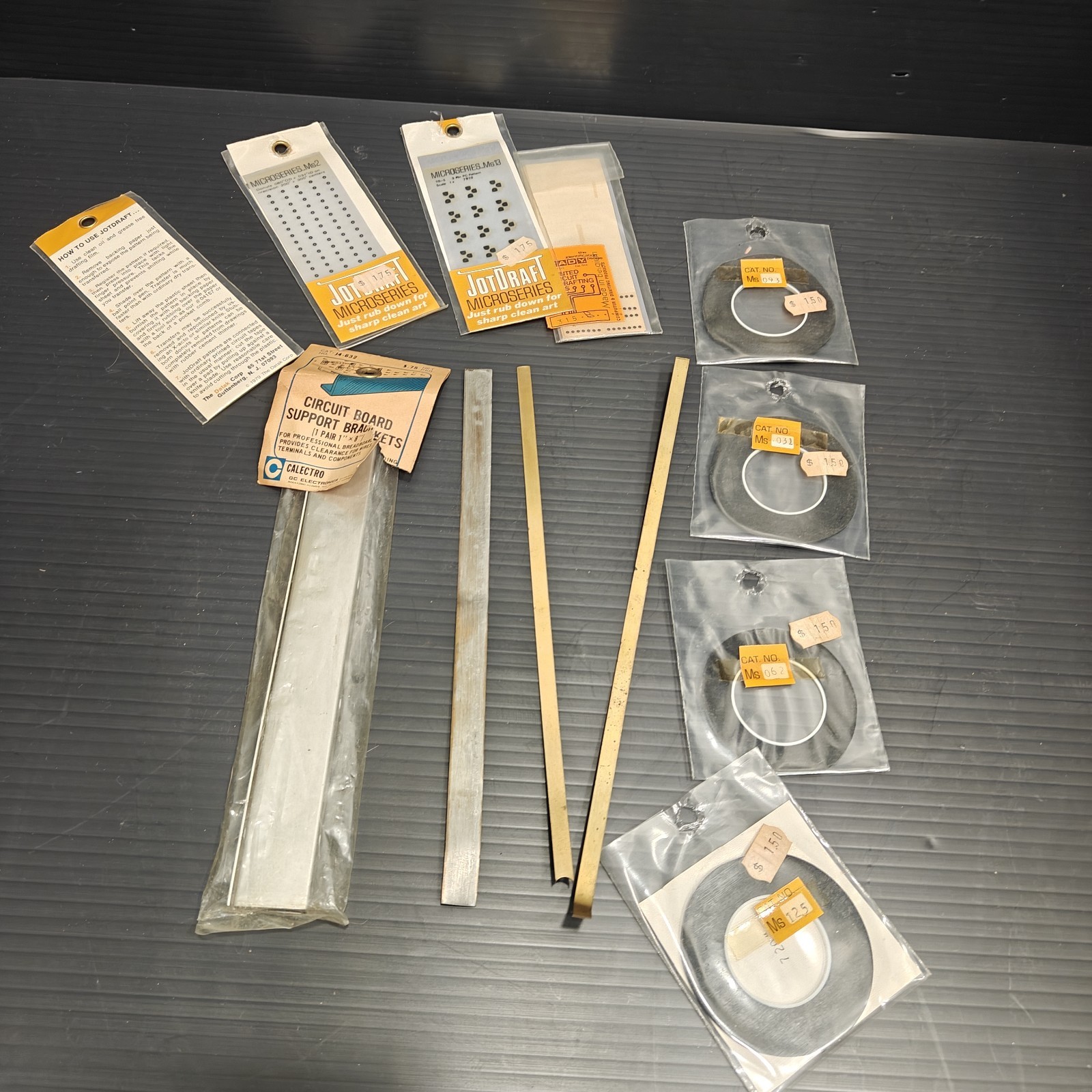 Vintage PCB Drafting Aids JotDraft Brady Calectro Microseries Mixed Lot