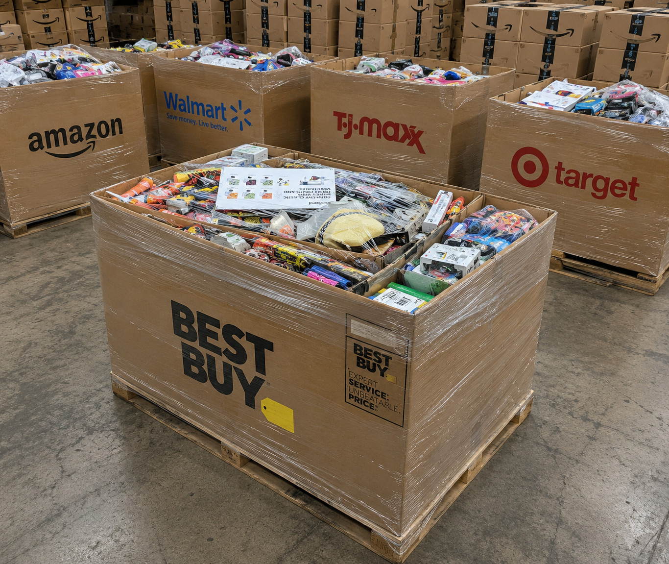Amazon Returns Mixed Merchandise with Household Essentials and Everyday Value