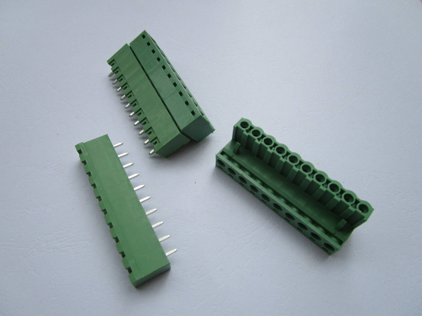 5 pcs Close Straight 10pin 5.08mm Screw Terminal Block Connector Pluggbale Type