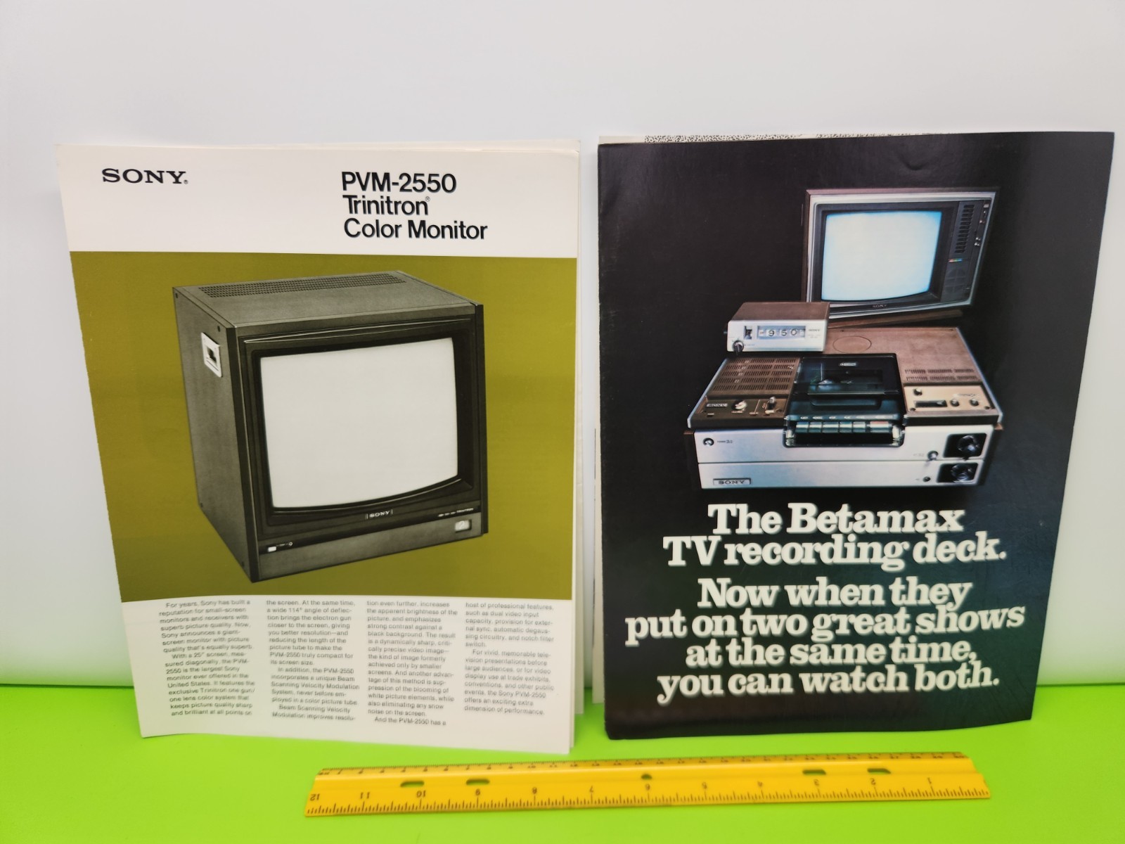 Vintage SONY Brand Electronics: VHS, Beta, Reel to Reel, etc. MANUALS Lot Of 10