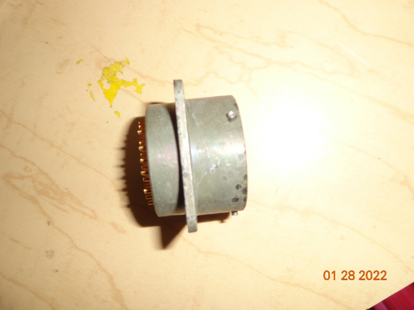 1 Bendix ms3112E 22-55P Mil Spec Circular Connector Plug 55 pOS Gold ampheonol