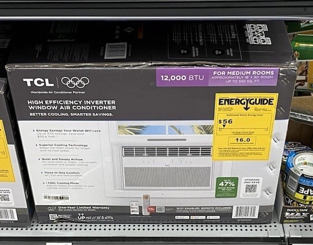 TCL High Efficiency Inverter Window Air Conditioner 12,000 BTU Inverter Tech