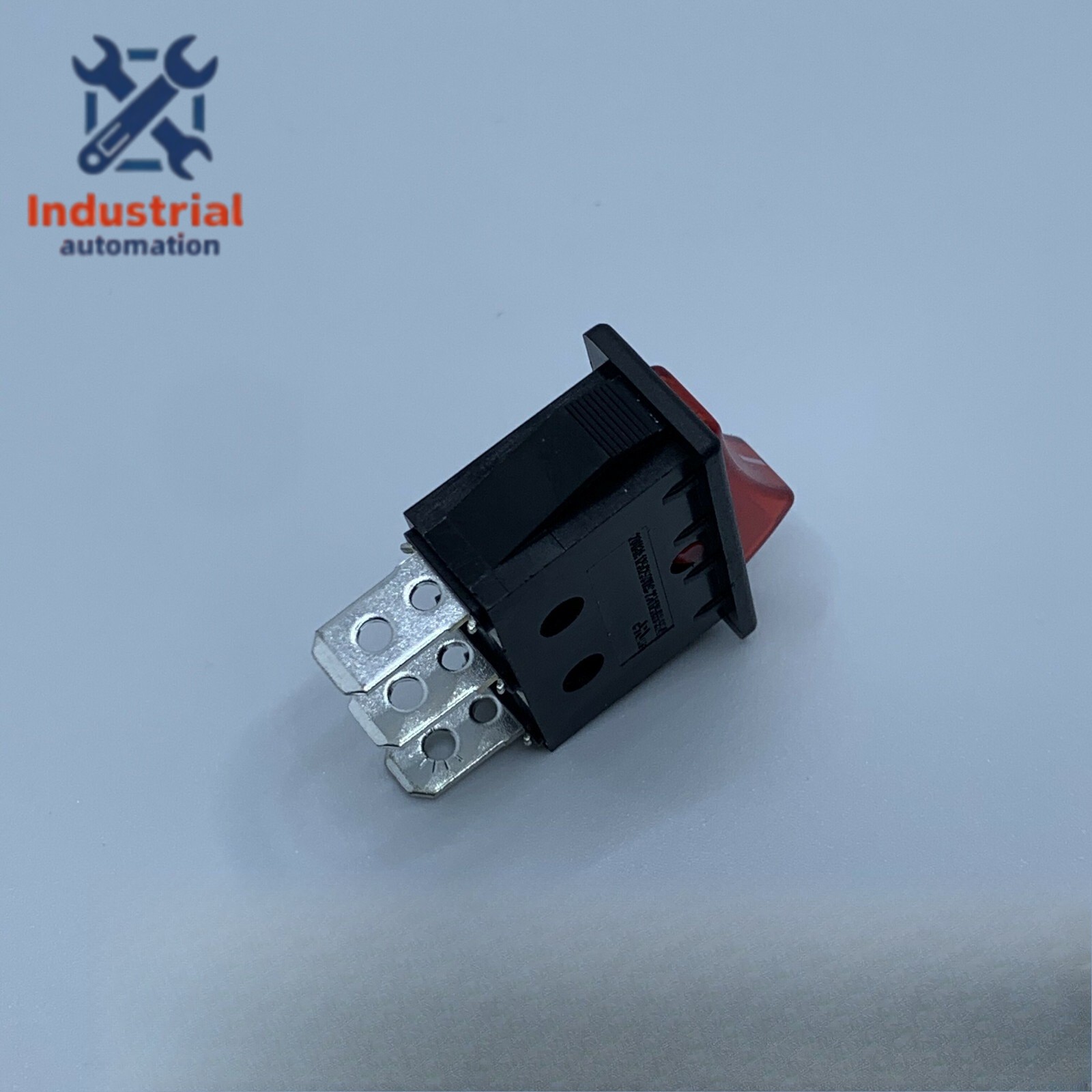 5pc Brand New Red Light Rocker switch 3-pins 2 positions PS8C-6-B1R3-2H-OO PS8C
