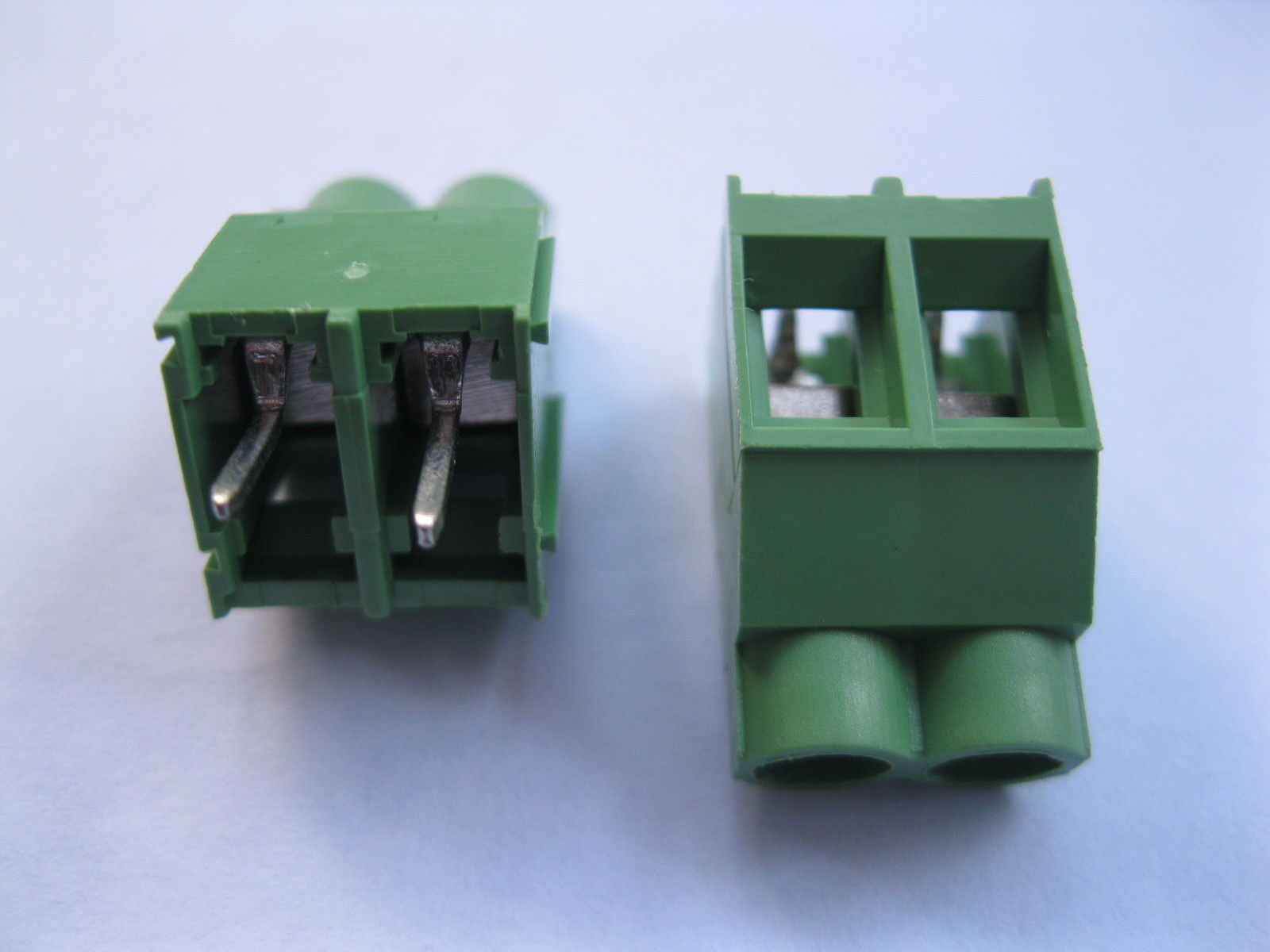 12 pcs Green 2way/pin 6.35mm Screw Terminal Block Connector Wire Cage Type DC635