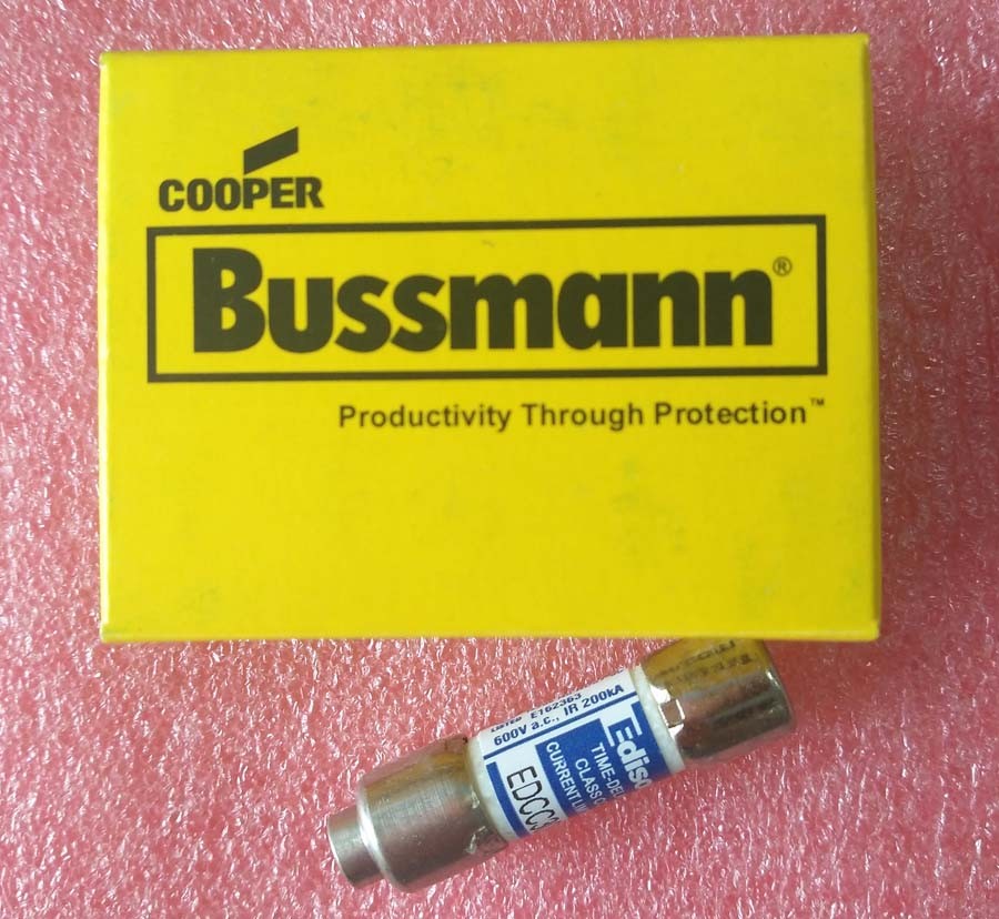 Edison EDCC1 EDCC-1 ( 1 Amp ) 1A 600Vac TIME-DELAY CLASS CC Fuse Bussmann