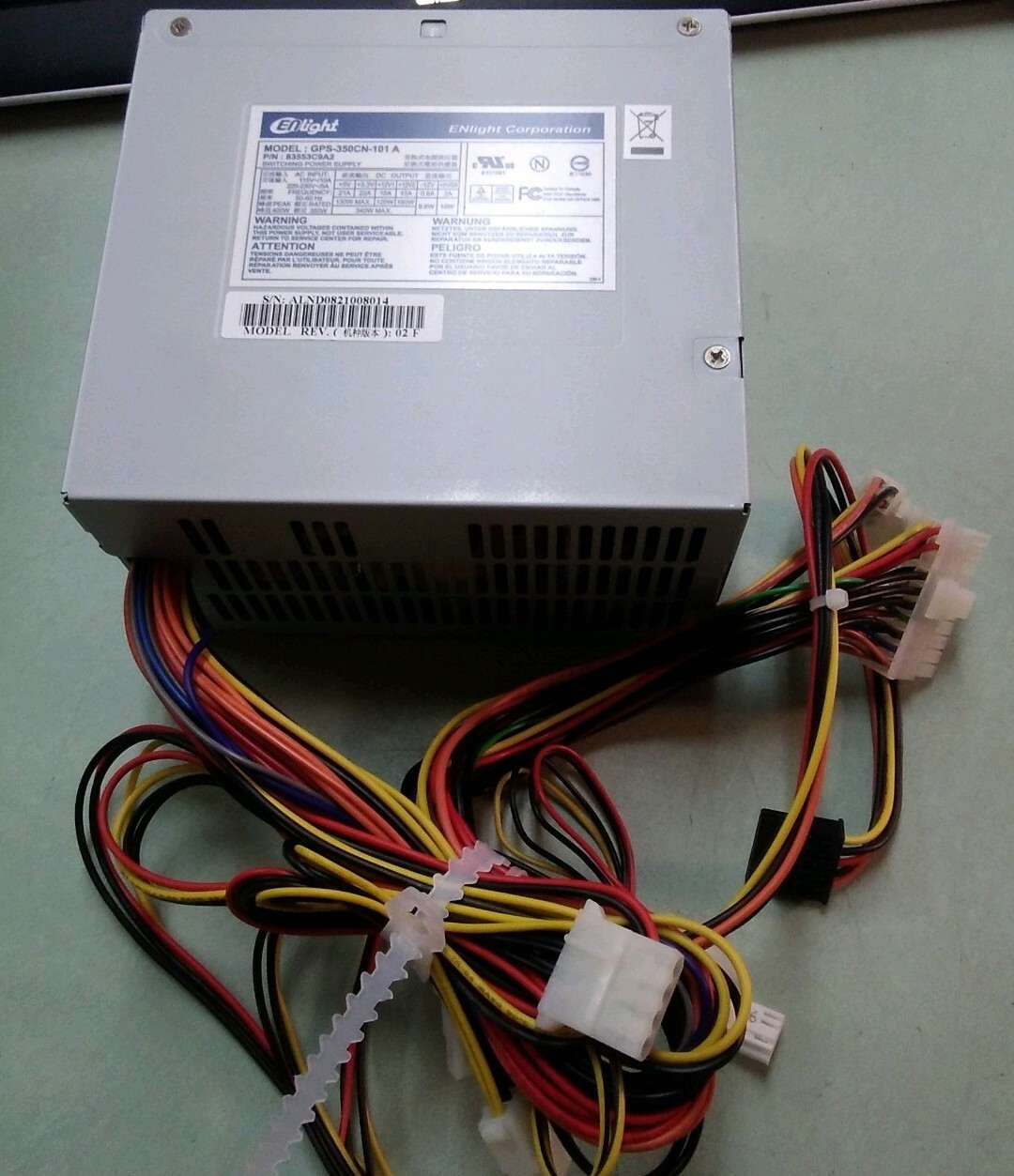 GPS-350CN-101 A ENLIGHT P/N 83553C9A2 REV 02 F