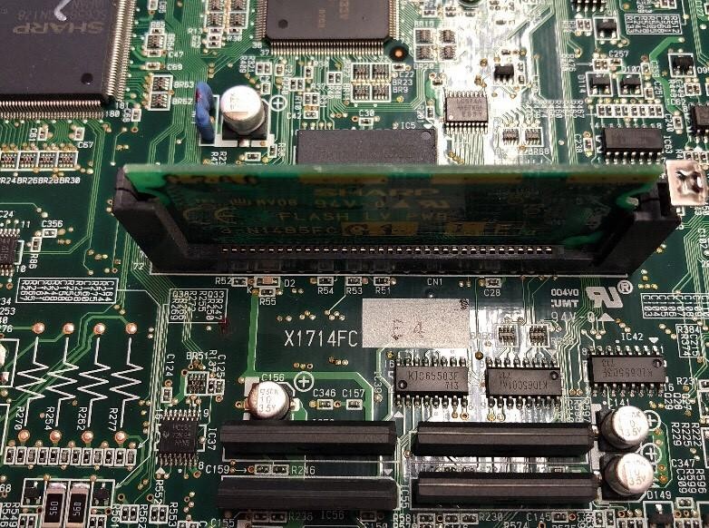 SHARP PRINTED CIRCUIT BOARD X1714FC E4 VER 1.01