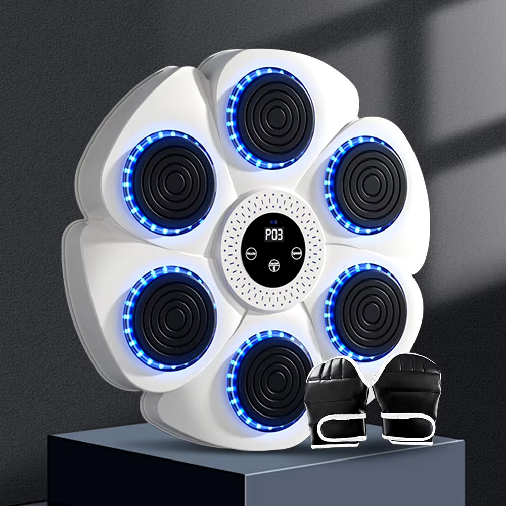 White Music Boxing Machine, Boxing Machine Wall Mounted Music, Smart Bluetooth