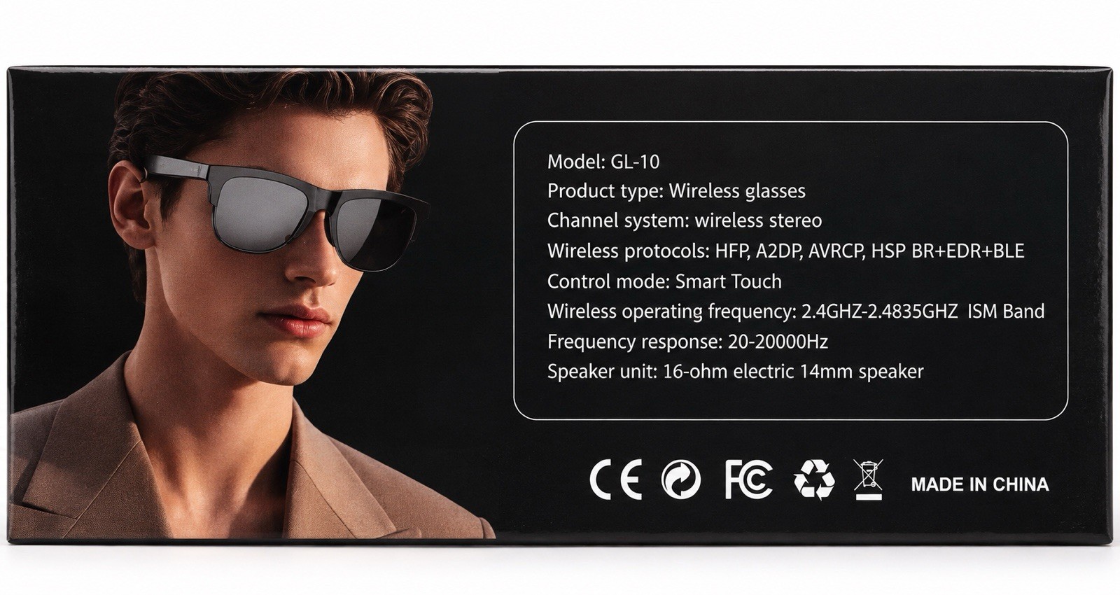 NEW GL-10 AI Translation Smart Glasses + WS-70 Smartwatch Earbuds Bundle