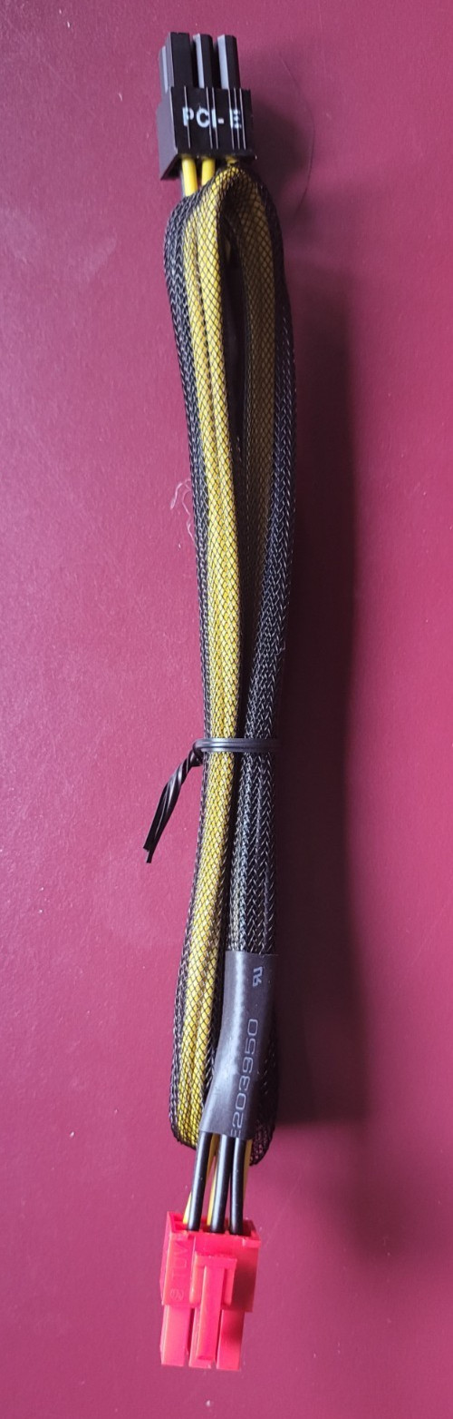 PCI-E PCI Express 6P Male to 6Pin Male Graphics Video Card DIY Power Cable