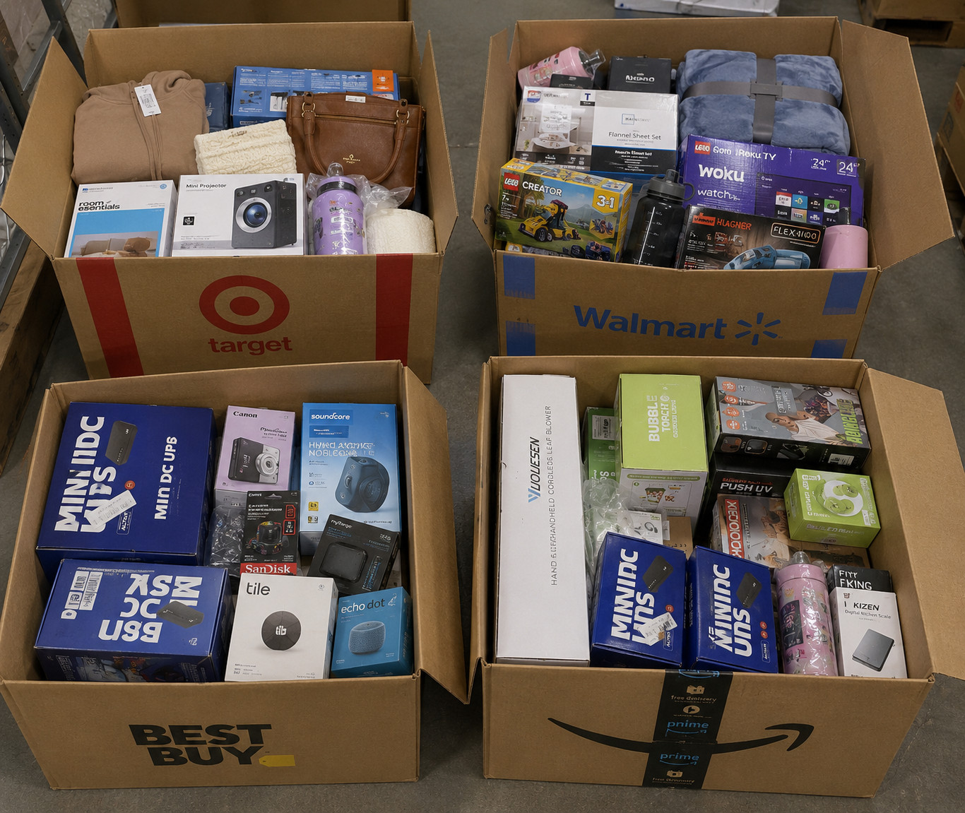 Walmart Overstock Collection with Fast Selling Essentials