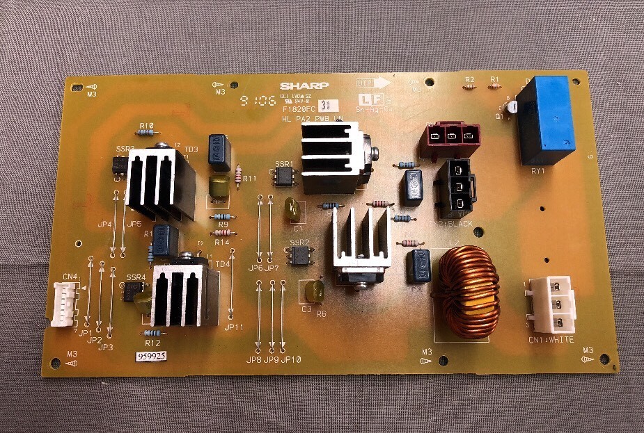 SHARP HL PA2 PRINTED CIRCUIT BOARD F1820FC 31