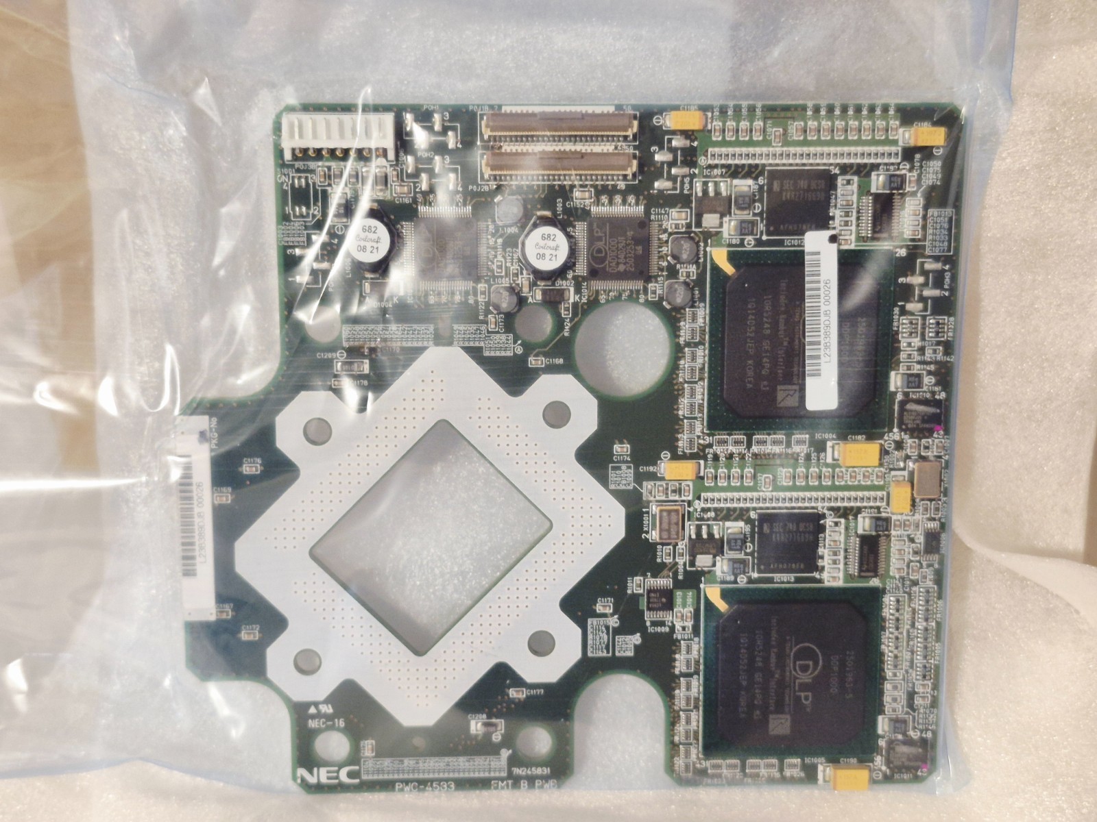 Texas Instruments DLP NEC Projector Board FMT PWC-4583 7N245831 Fully Functional