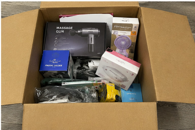 AMAZON Mystery Box General Merchandise Liquidations 12x12x12 Free Shipping