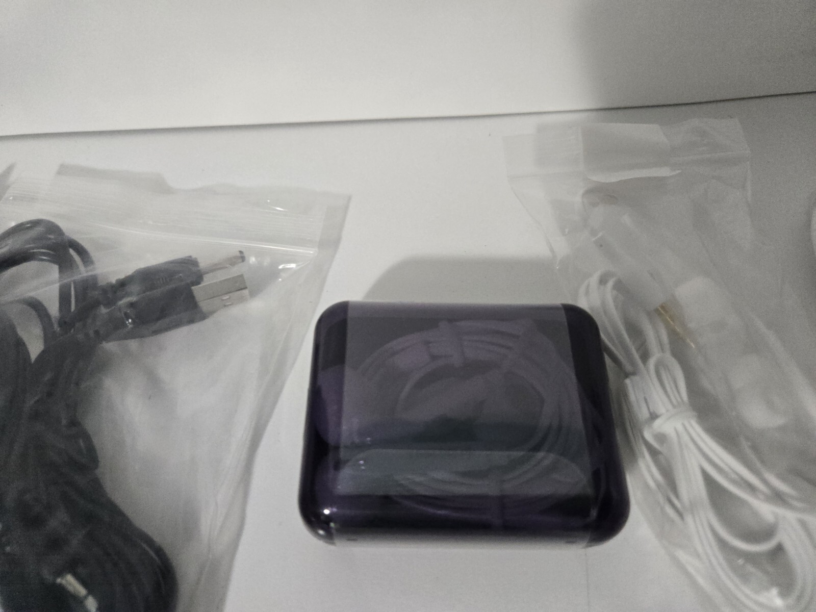 Mixed Lot Of Office Supplies, Chargers, Ear Buds, Exc. Check Photos