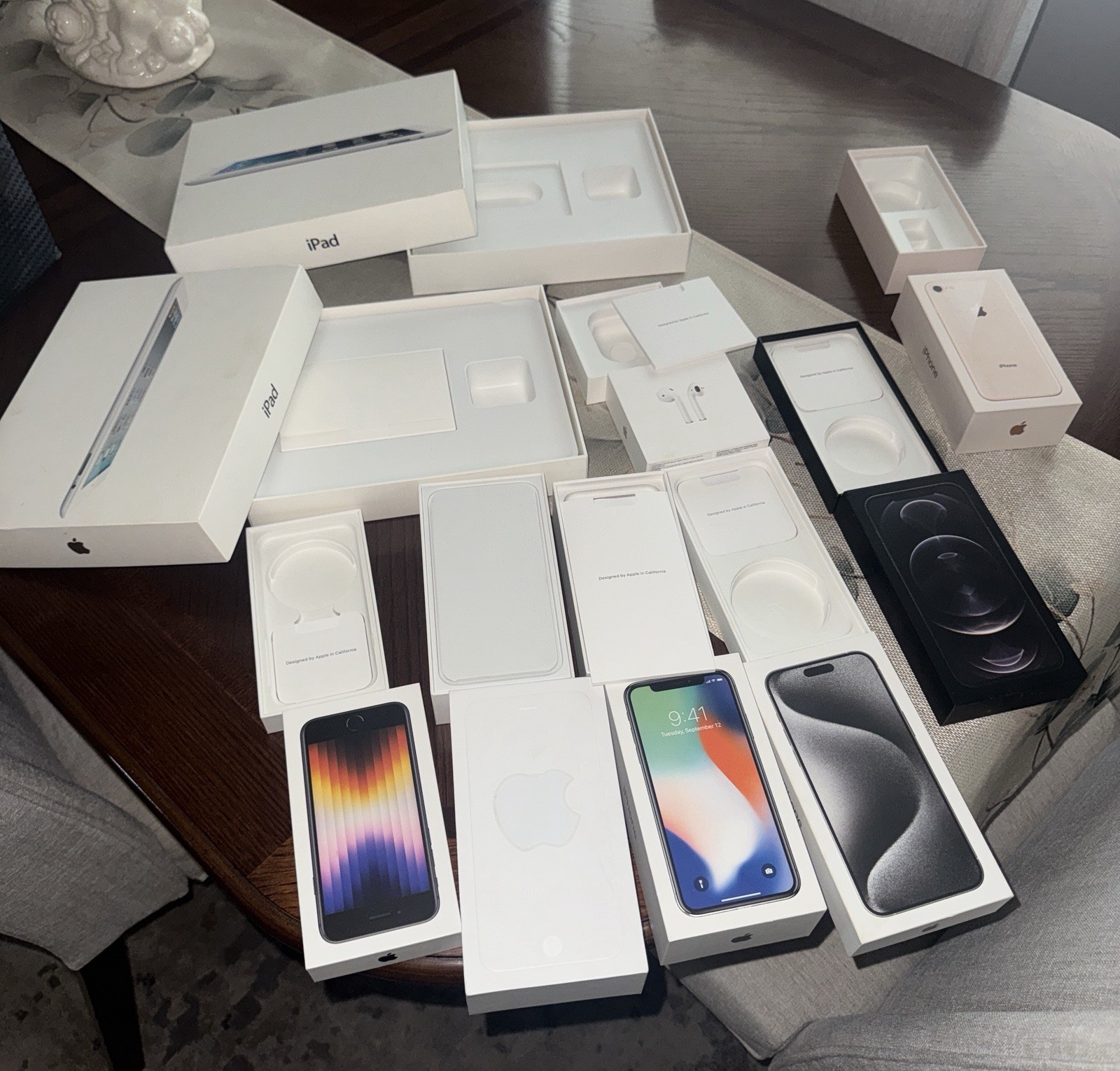 Apple iPhone Mixed Lot Retail Boxes Packaging for iPad iPhone AirPods