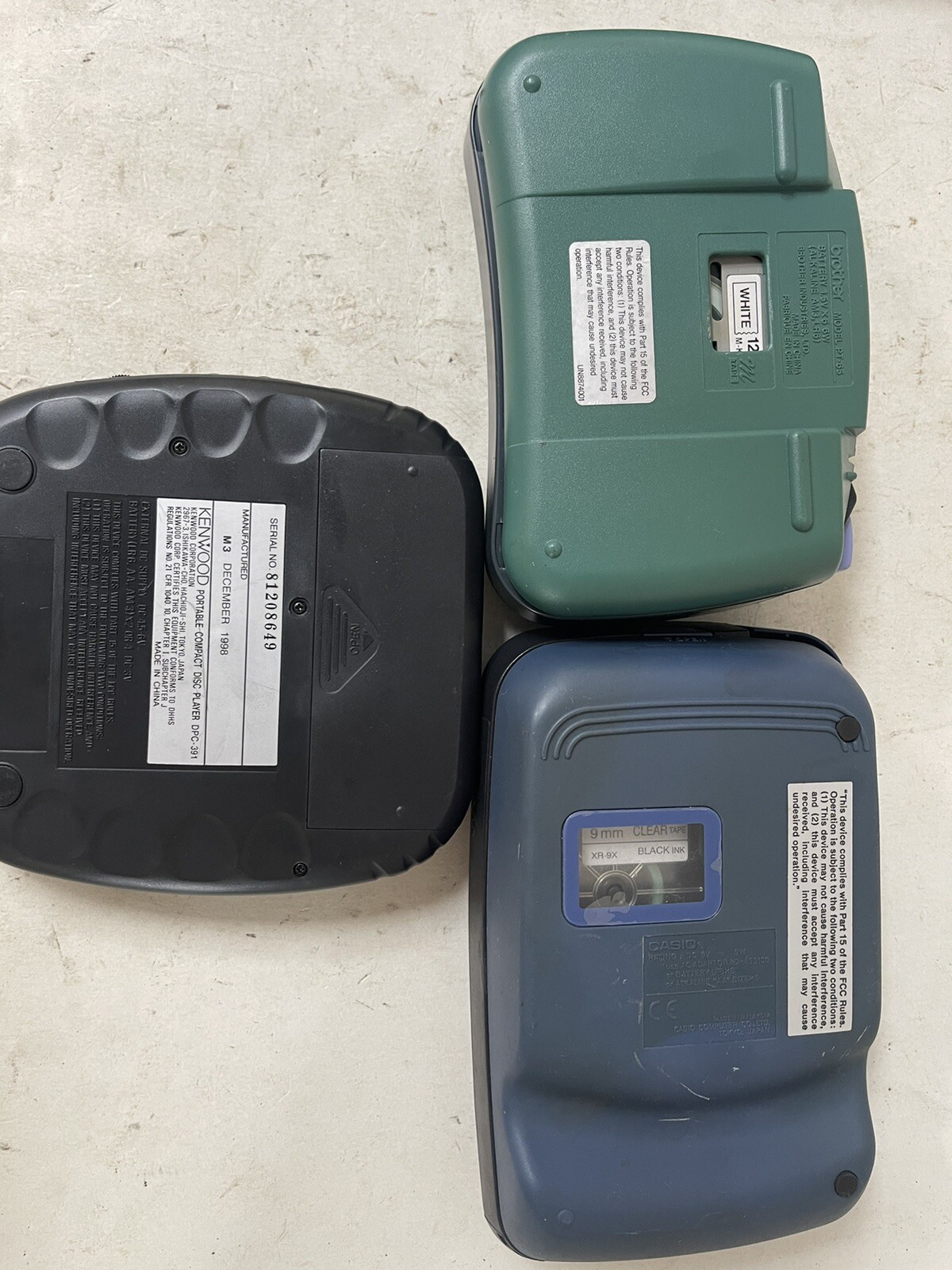 Lot Of 4 Untested Vintage Electronics