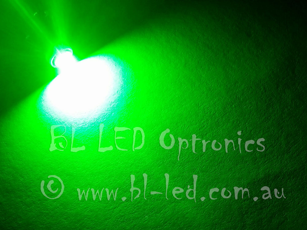 10x T5 74 Wedge Universal Green SMD LED Light Bulbs Dash Instrument Cluster HVAC
