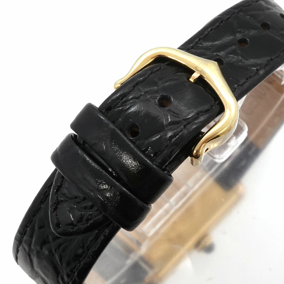 Cartier Must Tank Vermeil Trinity Ladies Watch SV925 Manual Winding Guarantee