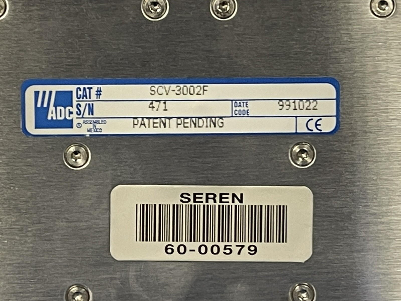 ADC RF WORX SCV-3002F / DC 5-1000 MHz 2:1 S/C SPLITTER