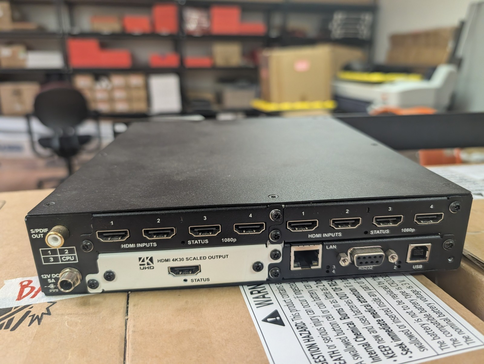 tvONE CORIOview MWP- 8H-1Y 8×1 HDMI Multiview Video Processor Rack Mount