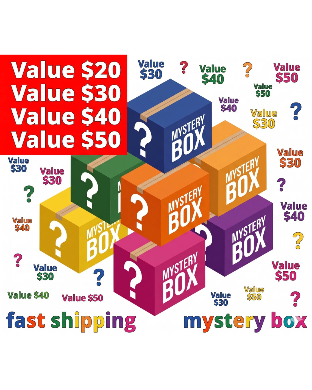 Mystery Box Mixed Lot Electronics Home Goods Daily Essentials Surprise AMAZON