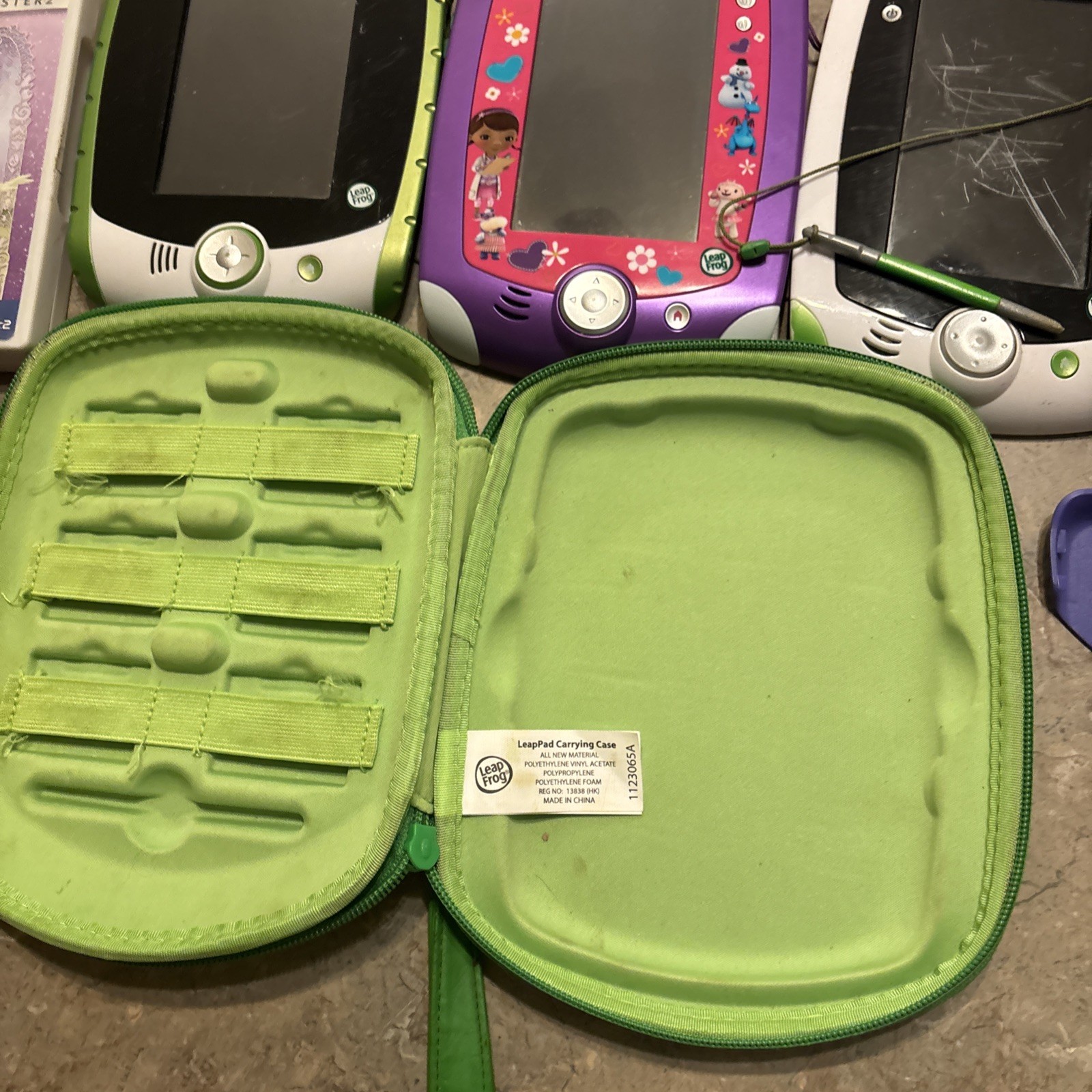 Leappad Leap Frog 4 Systems Accessories & Games / 19 Cartridges Lot *Read