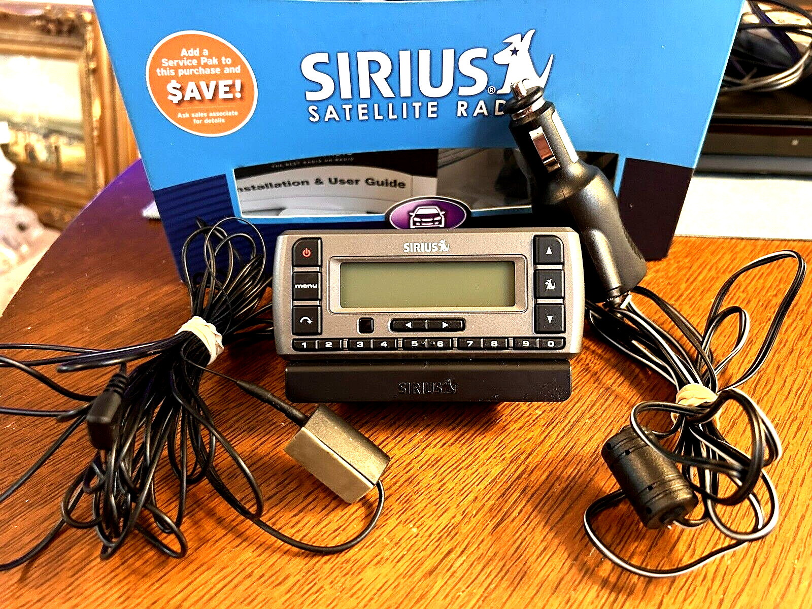 7 ELECTRONIC-SONY CD/DVD-SIRIUS SATEL. RADIO-TOMTOM GPS-GE DIGITAL RADIO REMOTE