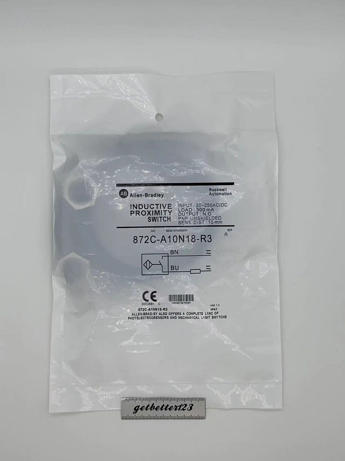 1pc AB 872C-A10N18-R3 AC and DC two-wire normally open Inductive sensor switch