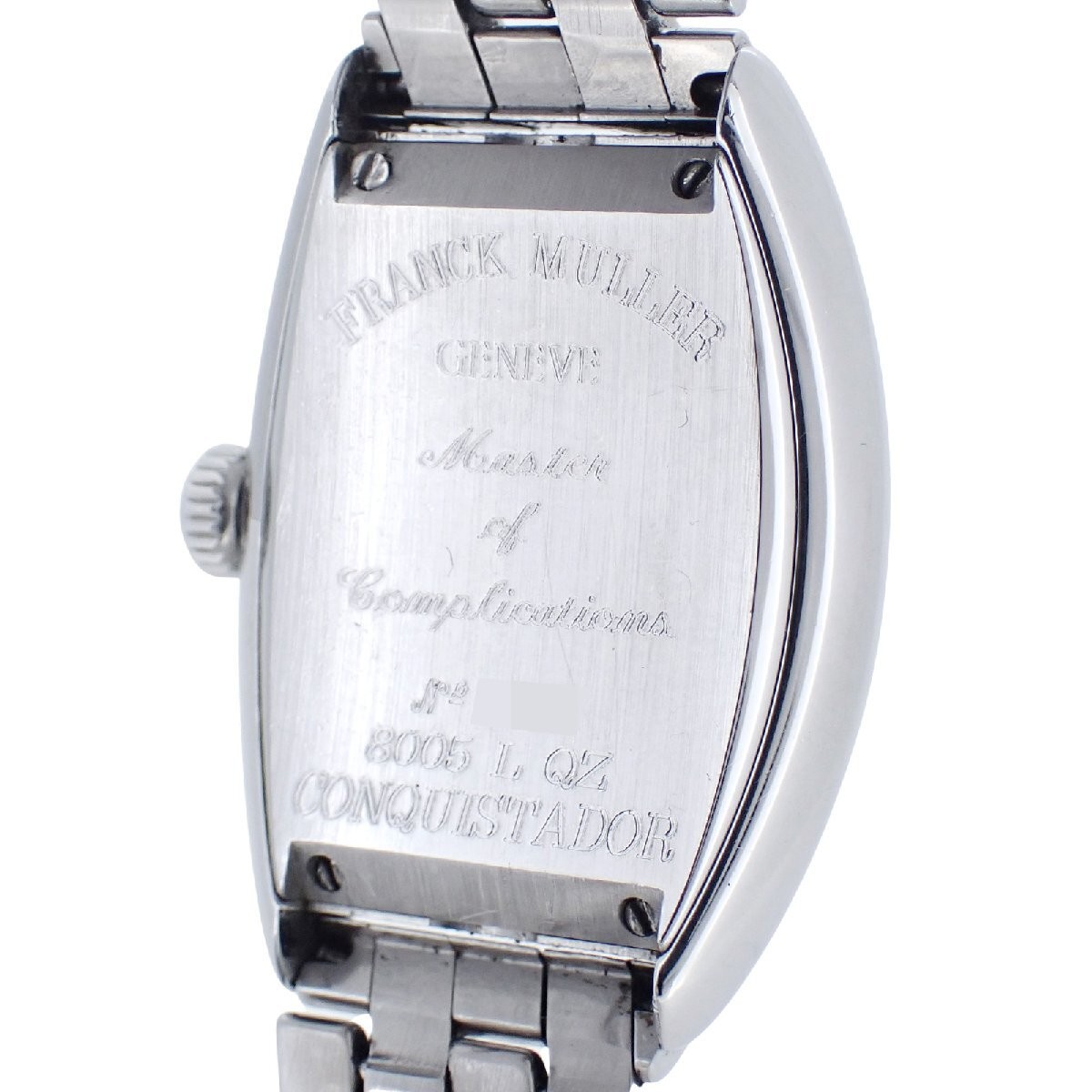 FRANCK MULLER Watch Conquistador 8005LQZ Silver Women’s Stainless Steel w/Box