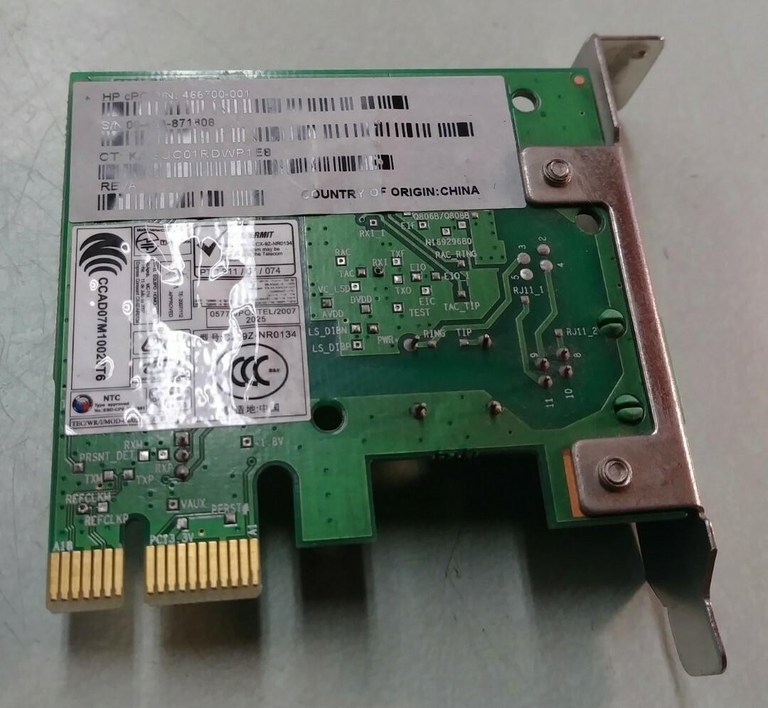 Fax Modem Card Conexant Systems 466700-001