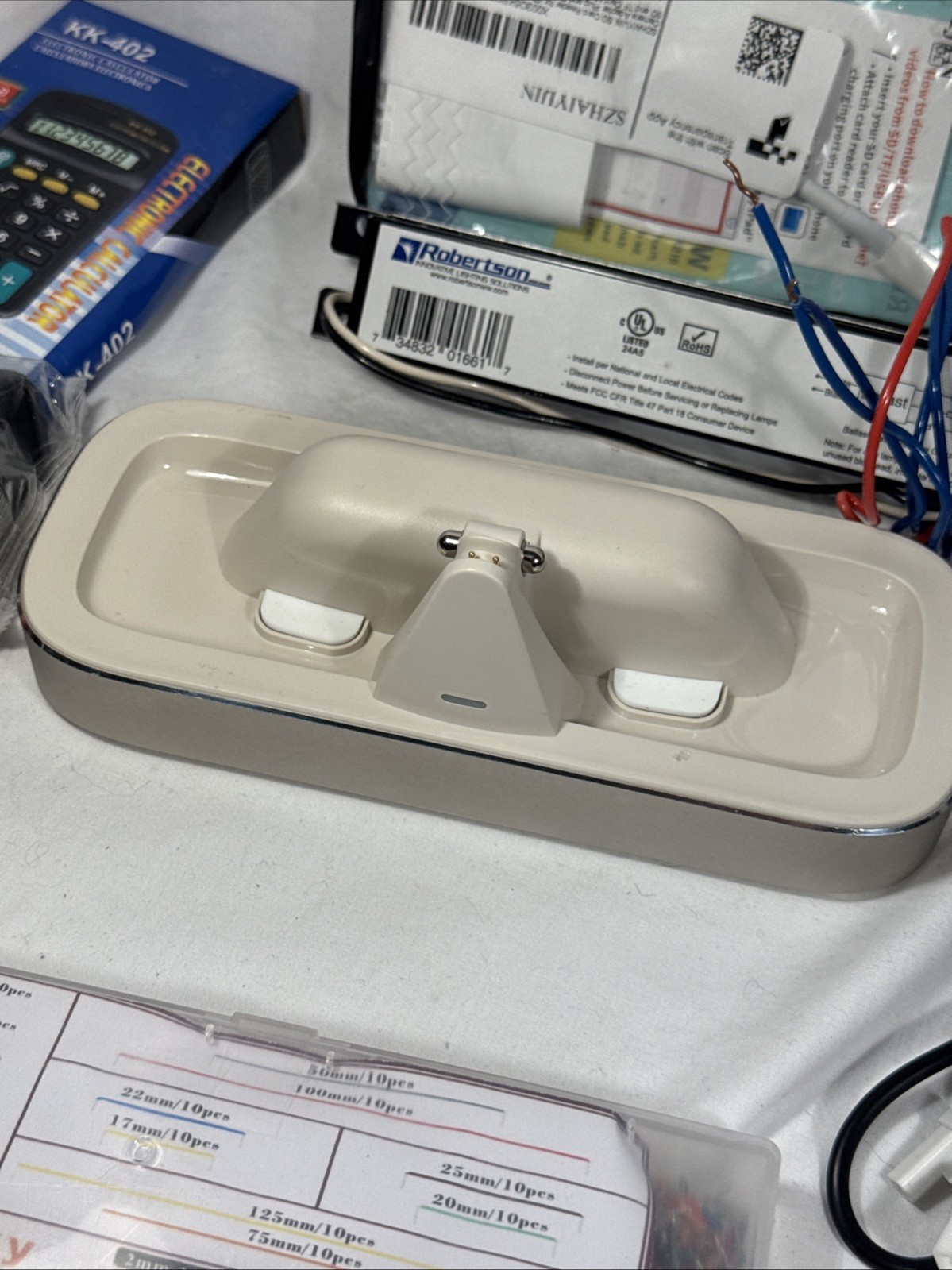 Huge Mixed Electronics & Accessories Lot – Chargers, Ink, Cables, Tools & More