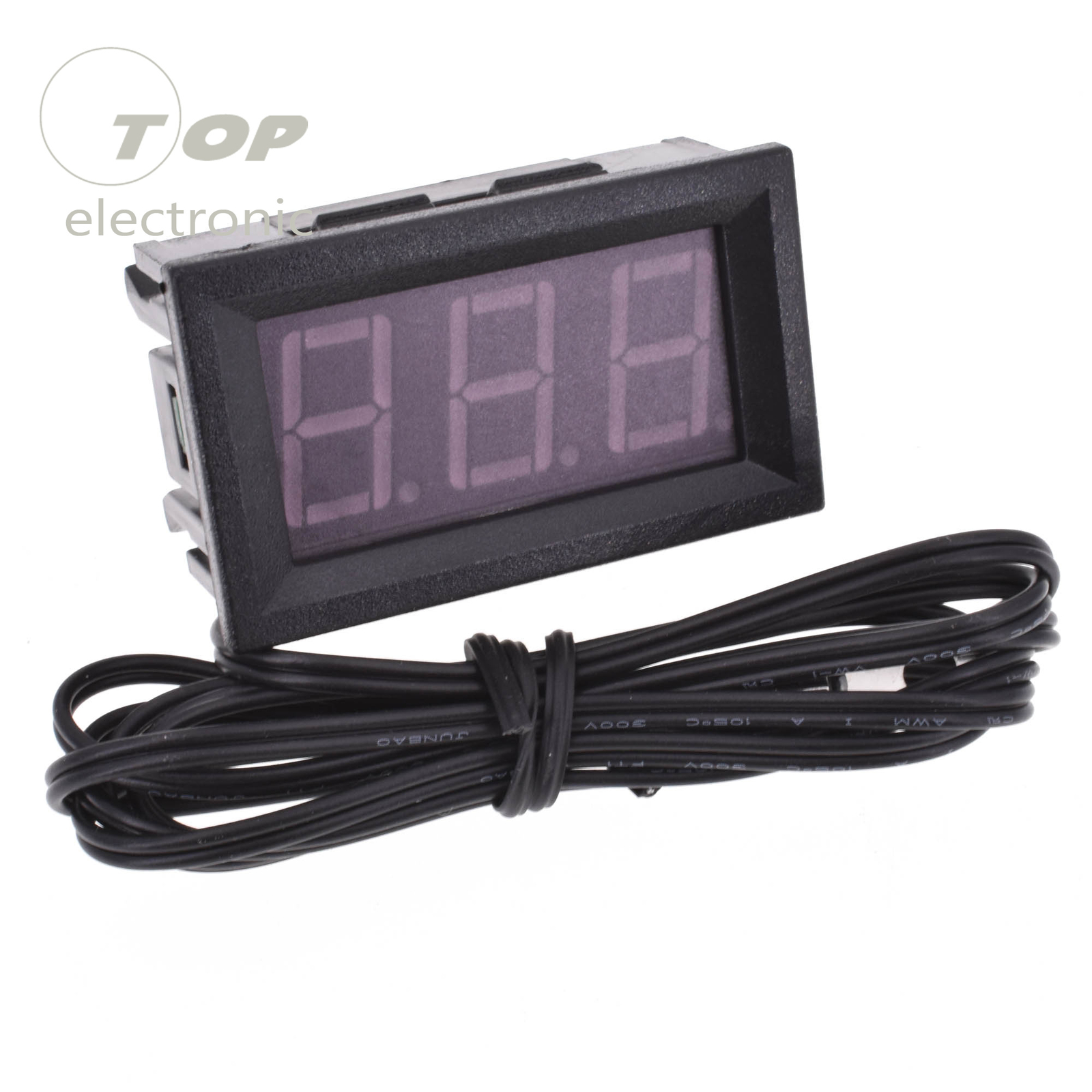 Digital LED Thermometer DC 12V -50 to 110℃ Car Temperature Monitor Meter Blue
