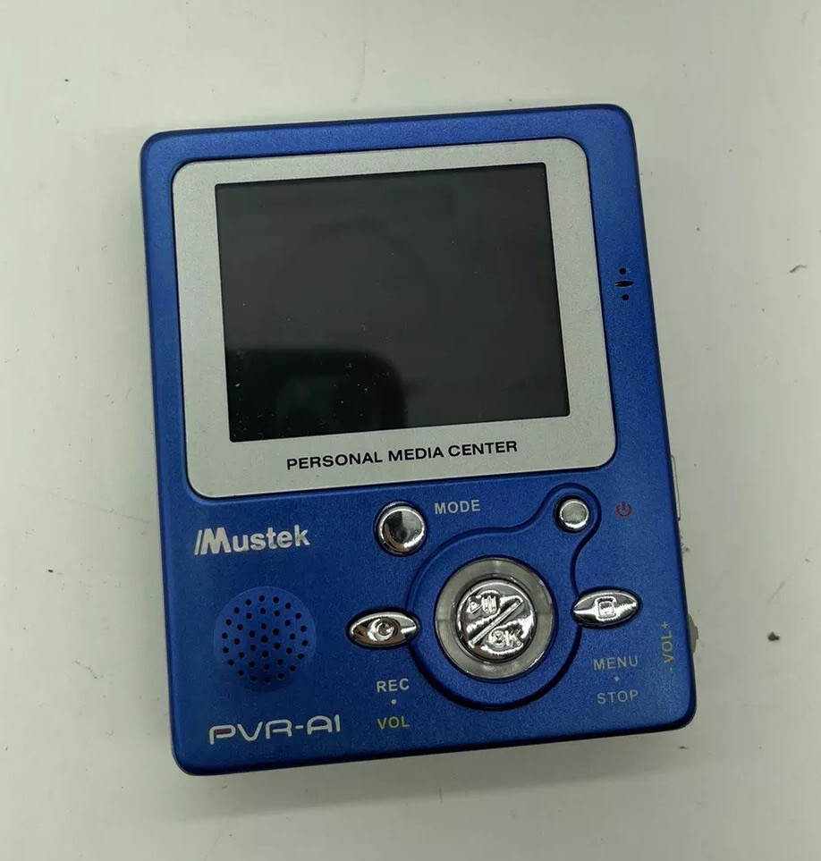 Mustek Personal Media Center PVR-A1 NOS 2004 With Charger- Works