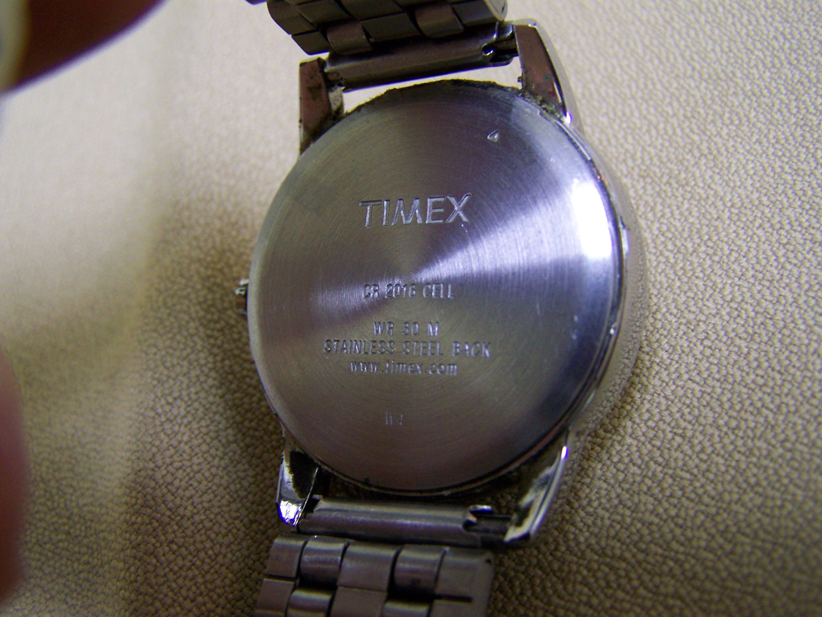 Timex Classic Expander Stainless Steel Strap Indiglo Watch