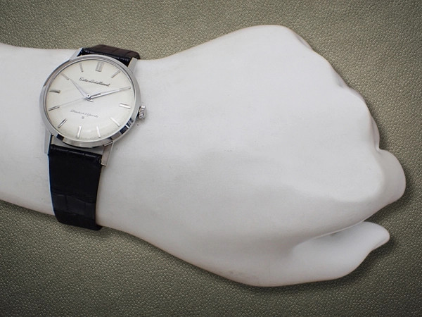 SEIKO Lord Marvel 23 Jewels Manual Winding Stainless Steel SD Dial Leather