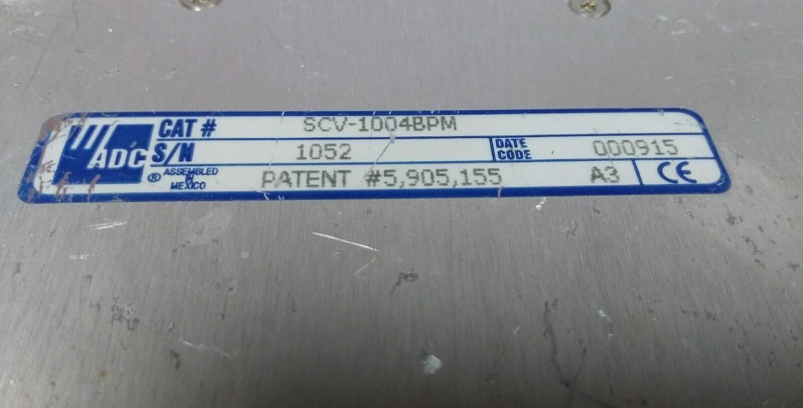 ADC WORx SCV-1004BPM Splitter / Combiner Module 20dB 4:1 5-1000 MHz