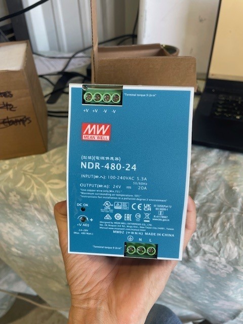 NDR-480-24 Meanwell 24v power supply