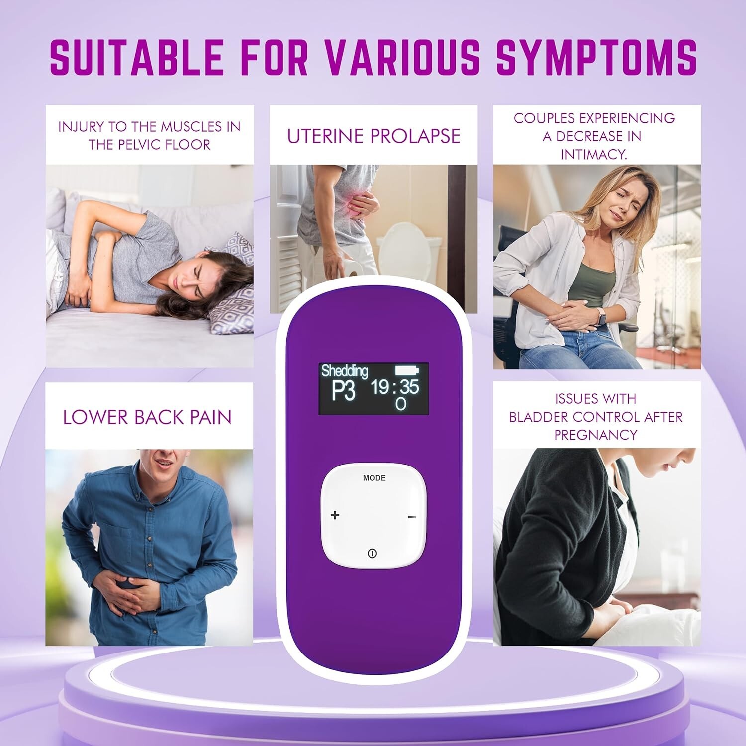 Super Kegel Exerciser Bladder Control Device For Pelvic Floor Muscle Hip Trainer