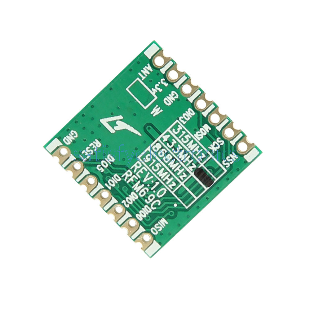 5PCS RFM69CW HopeRF 433Mhz Wireless Transceiver with RFM12B compatible Footprint