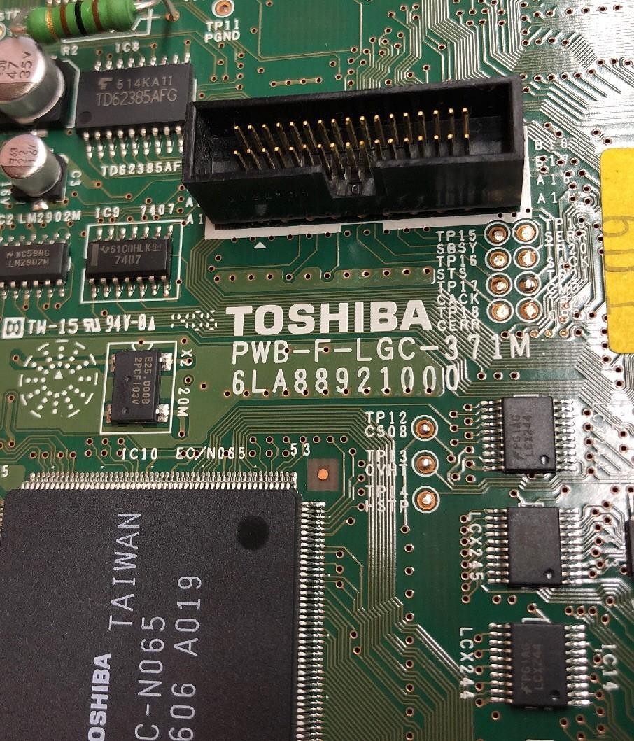 Toshiba Printer Scan Logic board PWB-F-LGC-371M 6LA88921000