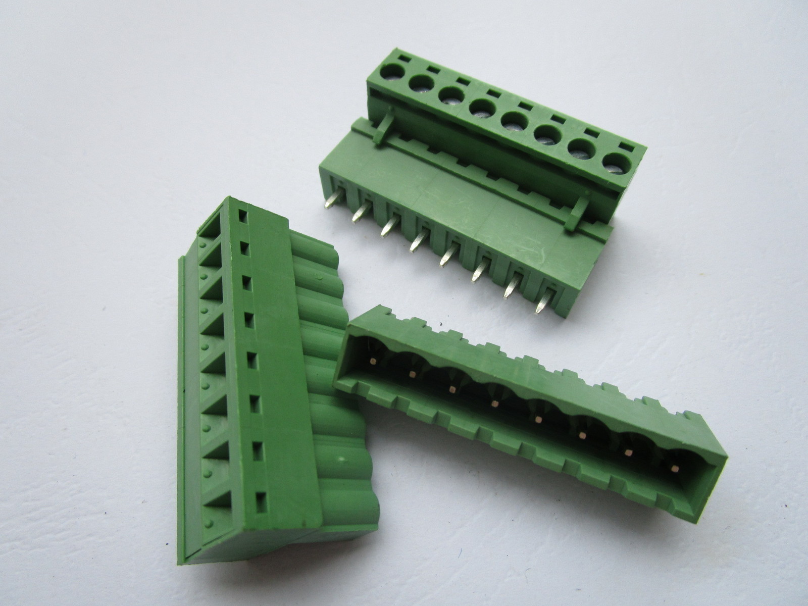 100 pcs Close Straight 8pin 5.08mm Screw Terminal Block Connector Pluggbale Type