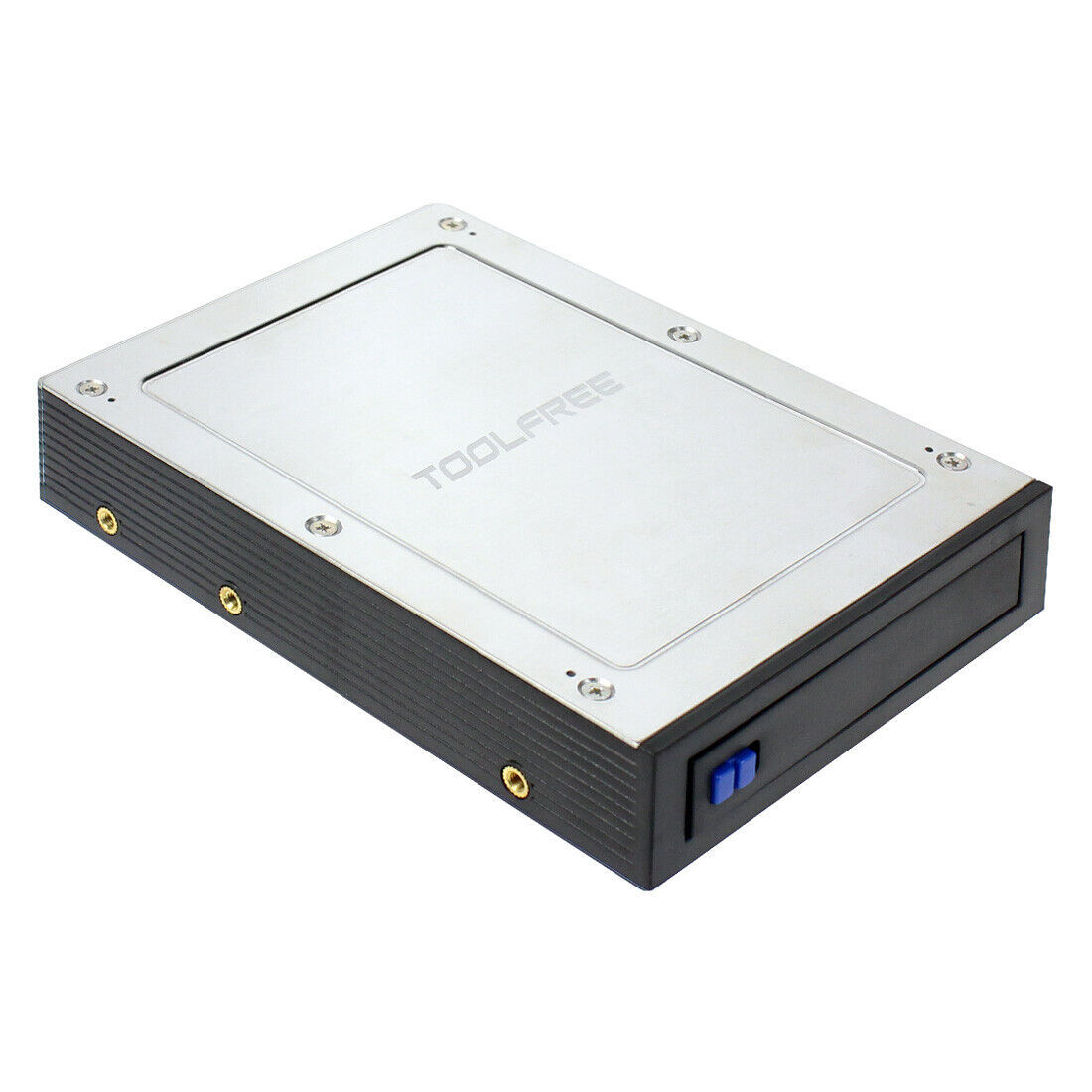 US2.5″ Internal Floppy Bay SATA III Tray-Less Mobile Rack for HDD SSD Hard Drive