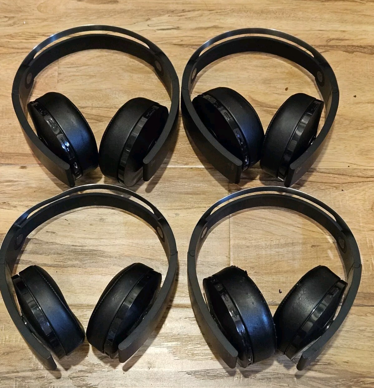LOT OF 4 Sony Playstation Platinum Wireless Headset 7.1 PS4-UNTESTED -READ
