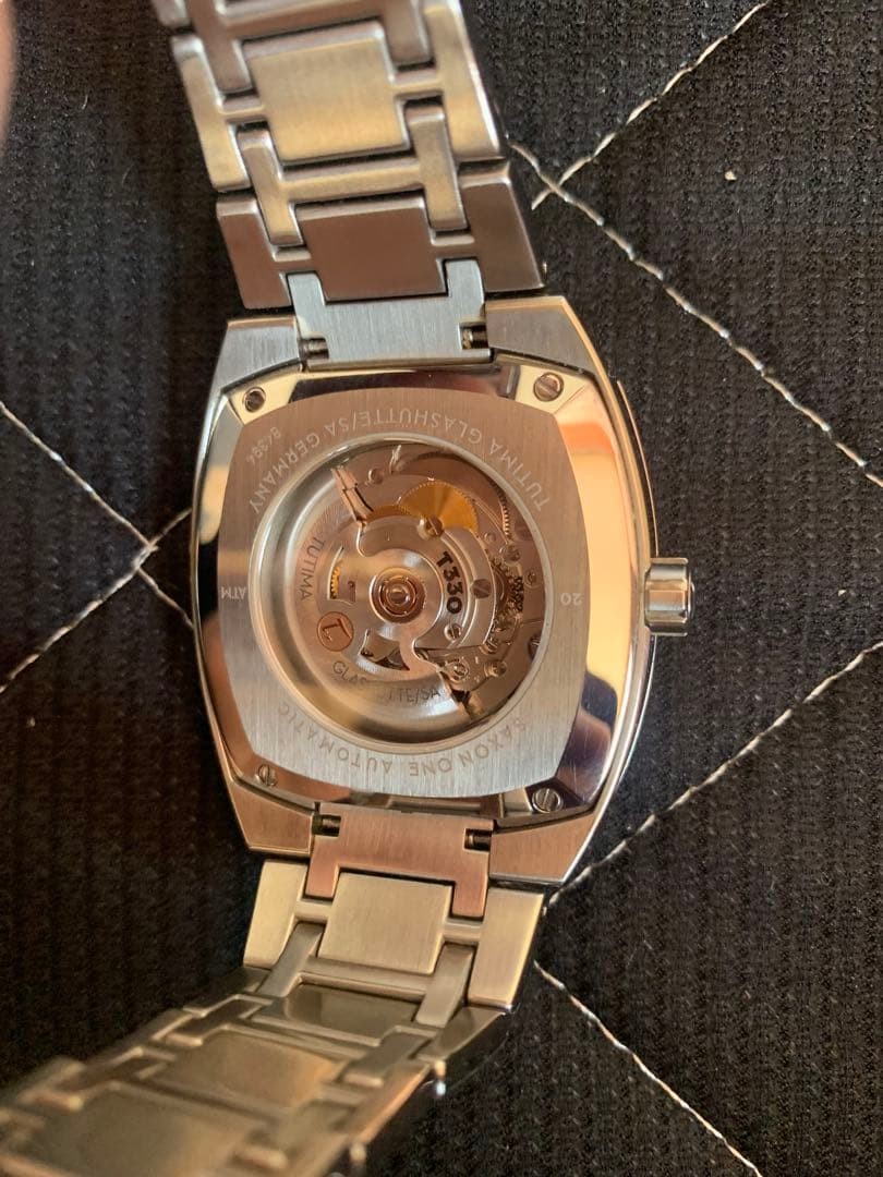 Tutima Saxon One 6120-02 Automatic Mens Watch Stainless Steel Boxed
