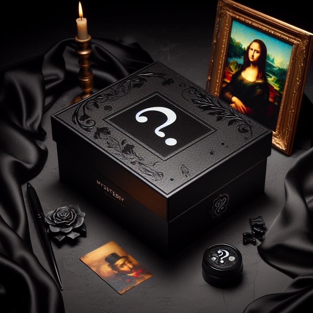 NEW MYSTERY Oil Painting￼ PRODUCT box LUCKEY BOX Signed By Artist￼￼ 2024￼